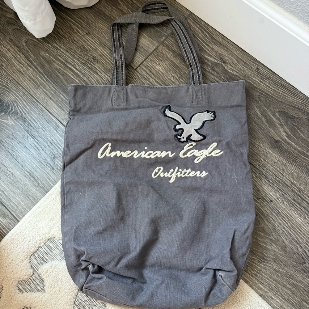 American Eagle Outfitters Charcoal Tote Bag